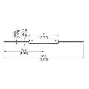 Reed kontakt KSK-1A52-3040 - Img 2