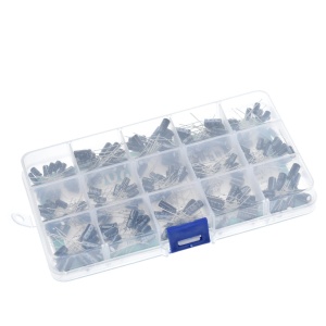 Set elektrolitskih kondenzatora 200 komada u kutiji (0.1uF - 220uF, 10V-50V) - Img 3
