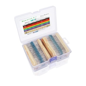 Set metaloslojnih otpornika 1/8W – 2600 komada (130 vrednosti) - Img 1
