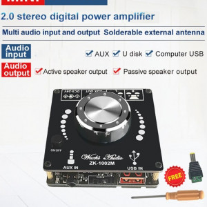 Stereo audio pojačalo 2x100W ZK-1002M - Img 2