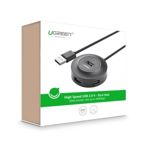USB hub USB2.0 A M-4xUSB2.0 A F 480Mbps 1.0m crni - Img 7
