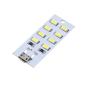 USB LED Panel 5V 16 Dioda SMD 5730 – Prenosivo Svetlo sa Micro USB Ulazom