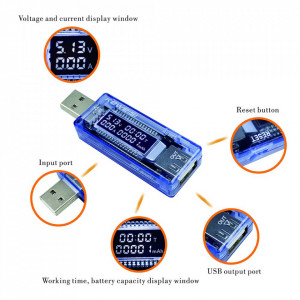 USB Tester Keweisi KWS-V20 – Merač Napona, Struje i Kapaciteta - Img 8