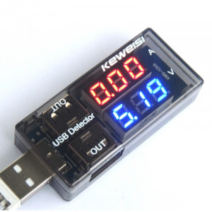 USB Tester Punjača i Kablova - Merač Napona i Struje Keweisi KWS-10VA - Img 5