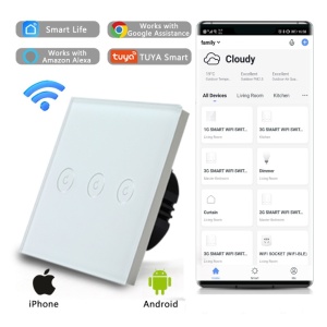 WiFi smart prekidač svetla WFPS-N03/WH - Img 2