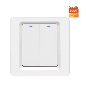 WiFi smart prekidač zidni ugradni 2 tastera