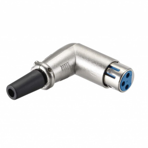 XLR F 3P za kabl ugaoni