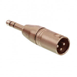 Adapter 6.3mm ST M-XLR 3P M