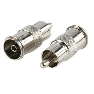 Adapter RCA M-RF konektor F