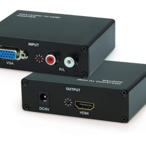Adapter VGA F+2xRCA F-HDMI F sa napajanjem