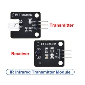 Arduino IC Infracrveni IR Predajnik i Prijemnik Set Modula 38KHz (HX-M121 / HX-53) - Img 2