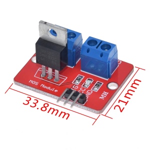 Arduino MOSFET Modul IRF520 Drajver za Motor i LED Trake (0-24V 5A) - Img 6