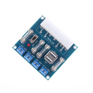 ATX Adapter Modul HU-M28W za Napajanje sa USB-om (24-pin Breakout Board) - Modul za Laboratorijsko Napajanje od PC ATX kućišta - Img 8