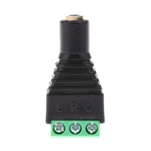 Audio adapter 3.5mm ženski (TRS) na 3-pinski terminal sa šrafom (klemu) - Img 2