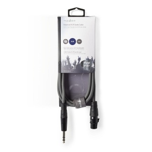 Audio Kabl XLR Ženski na 6.35 mm Bananas 1.5m – Balansirani Mikrofonski Kabl - Img 3