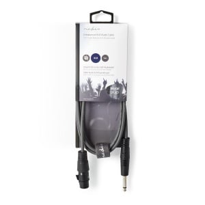 Audio kabl XLR ženski na 6.35mm mono džek - 1.5m, metalni konektori - Img 3