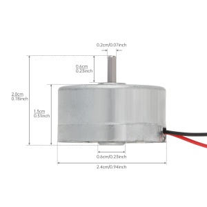 DC Motor RF-300 3V-5V za solarne panele i DIY projekte - Img 2