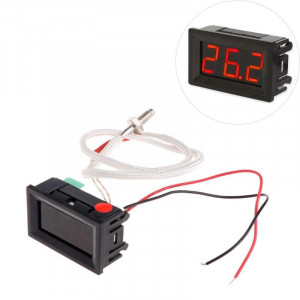 Digitalni Termometar Crveni XH-B310 sa K-Tip Sondom M6 (-30°C do 800°C) DC 12V - za Automobile i Traktore - Img 7