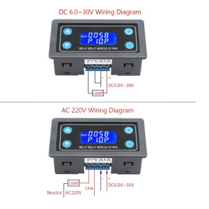 Digitalni Vremenski Relej XY-WJ01 12V 24V – Timer Modul s LCD Ekranom - Img 3