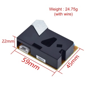 DSM501A Senzor Prašine i Kvaliteta Vazduha PM2.5 / PM10 za Arduino - Img 4