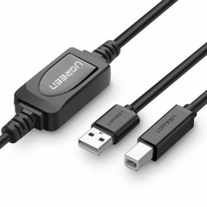 Kabl USB2.0 A M-USB B M (sa pojačavačem) 10m