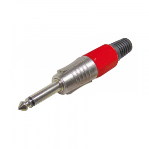 Klink konektor 6.3mm MO M metalni crveni