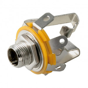 Klink konektor 6.3mm ST F ugradni metalni