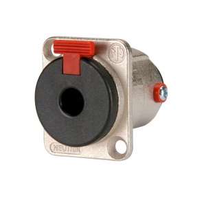 Klink konektor 6.3mm ST F za šasiju metalni Neutrik NJ3FP6C