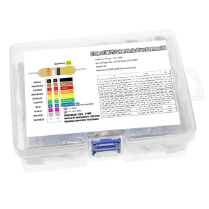 Komplet Ugljenoslojnih Otpornika 1/4W 5% – 3120 komada (156 vrednosti) - Img 2