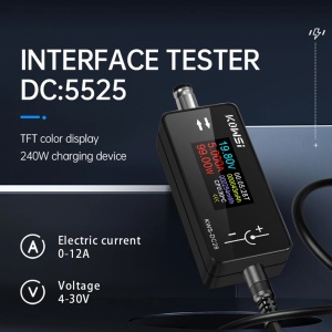 KWS-DC28 Digitalni Tester Napona i Struje DC 4-30V 12A - Voltmetar Ampermetar i Merač Potrošnje Snage sa Ekranom - Img 4