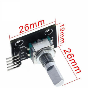 KY-040 Rotacioni Enkoder Modul sa Tasterom za Arduino / Raspberry Pi / ESP32 - Img 8