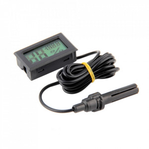 LCD termometar higrometar sa sondom - Img 3