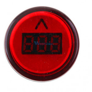 LED voltmetar 60-500VAC 22mm crveni - Img 4