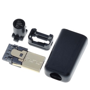 Micro USB muški konektor za lemljenje sa 5-pin kućištem (DIY komplet) - Img 6
