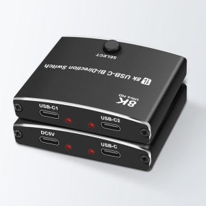 Preklopnik USB-C dvosmerni 8K 100W Power Delivery - Img 3
