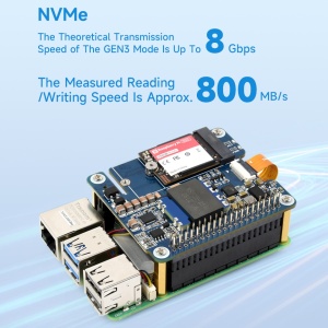 RaspberryPi 5 PCIe na M.2 adapter (C) sa PoE funkcijom - Img 4