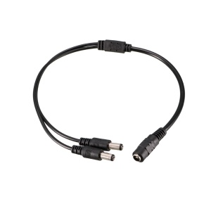 Razdelnik napajanja 1 na 2 DC kabl za video nadzor i LED trake (5.5x2.1mm)