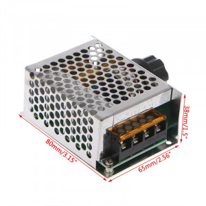 Regulator Obrtaja Motora i Napona 4000W AC 220V u Kućištu - Img 7