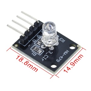 RGB LED Modul 5mm za Arduino HW-479 / KY-016 - Img 7