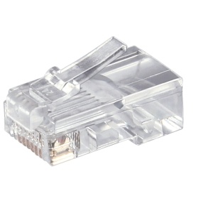 RJ45 konektor muški CAT5E za okrugli kabl