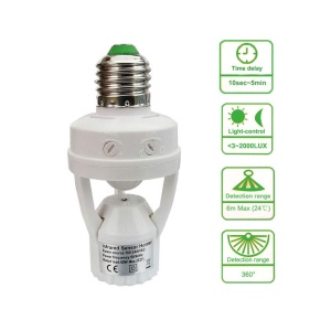 Sijalično grlo sa senzorom pokreta E27 - Adapter za sijalicu - Img 2