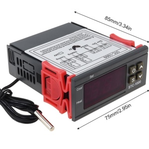 STC-1000 Digitalni Termostat za Inkubator sa Sondom (Grejanje i Hlađenje) - Img 4