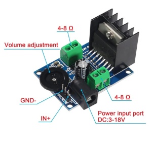 Stereo Audio Pojačalo Modul TDA7266 2x7W (3-18V) sa Potenciometrom - Img 6