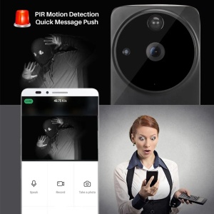 Tuya Smart WiFi Video Zvono 1080P Full HD-Bežična Kamera sa Noćnim Modom i PIR Senzorom - Img 5
