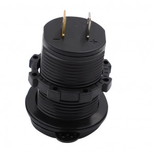Ugradni Dupli USB Punjač za Auto, Motor i Čamce12V / 24V – Vodootporni - Img 8