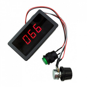 Ugradni PWM Kontroler i Regulator Broja Obrtaja DC Motora 6V-30V 8A sa LED Ekranom - Img 7