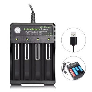 Univerzalni USB Punjač za Li-ion Baterije 18650 (4 Slota) – 3.7V - Img 2