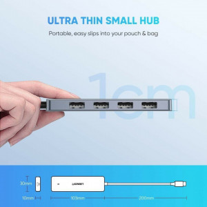USB hub C muški-4xUSB3.0 ženski - Img 4