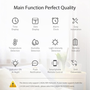 WiFi smart termometar i higrometar ZigBee - Img 3