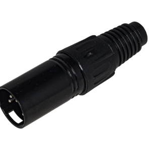 XLR M 5P za kabl crni